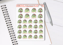 Load image into Gallery viewer, S_532 Squidge is Feeling Grinchy | Squidge Stickers | Planner Stickers
