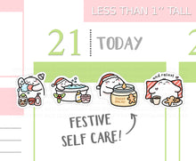 Load image into Gallery viewer, S_534 Squidge Festive Self Care 2.0 | Squidge Stickers | Planner Stickers
