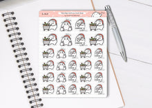 Load image into Gallery viewer, S_543 Squidge Festive Food Shopping | Squidge Stickers | Planner Stickers
