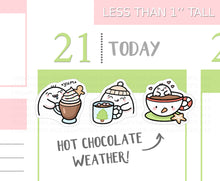 Load image into Gallery viewer, S_544 Squidge Loves Hot Chocolate | Squidge Stickers | Planner Stickers
