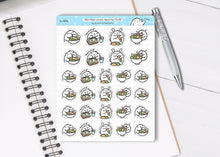 Load image into Gallery viewer, S_554 Squidge Loves Healthy Food! | Squidge Stickers | Planner Stickers
