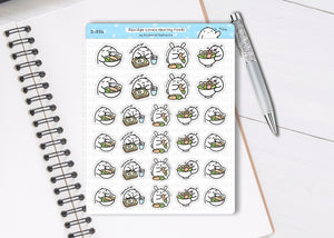 S_554 Squidge Loves Healthy Food! | Squidge Stickers | Planner Stickers