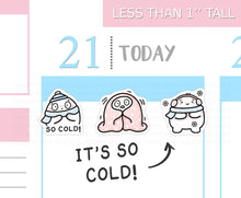 Load image into Gallery viewer, S_557 Squidge is So Cold! | Squidge Stickers | Planner Stickers
