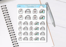 Load image into Gallery viewer, S_558 Squidge Lifts Weights | Squidge Stickers | Planner Stickers
