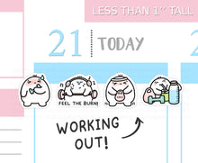 Load image into Gallery viewer, S_558 Squidge Lifts Weights | Squidge Stickers | Planner Stickers
