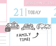 Load image into Gallery viewer, S_573 Squidge Loves Family Time | Squidge Stickers | Planner Stickers
