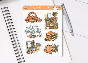 D_006 Autumn Wishes Decor Stickers (LARGE)