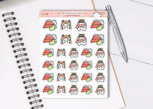 S_731 Cute Winter Accessories | Squidge Stickers
