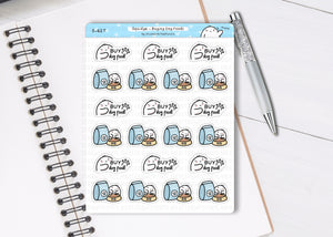 S_627 Squidge Buys Dog Food | Squidge Stickers | Planner Stickers