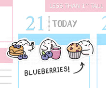 Load image into Gallery viewer, S_630 Blueberries | Squidge Stickers | Planner Stickers
