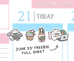 S_697 June 25' Freebie Sampler | Squidge Stickers