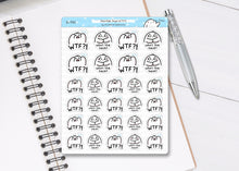 Load image into Gallery viewer, S_701 WTF?! | Squidge Stickers
