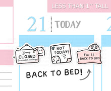 Load image into Gallery viewer, S_708 Not Today | Squidge Stickers
