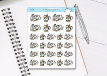 Load image into Gallery viewer, S_719 Fancy Skincare Routine | Squidge Stickers
