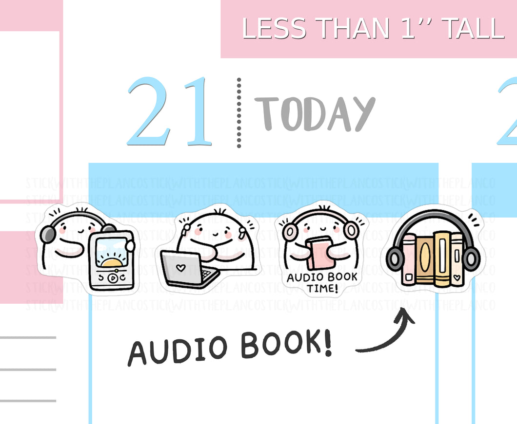 S_766 Audio Books | Squidge Stickers