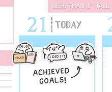 Load image into Gallery viewer, S_817 Achieved Goals! | Squidge Stickers
