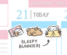 Load image into Gallery viewer, S_822 Sleepy Bunny | Squidge Stickers
