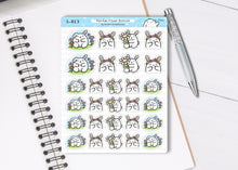 Load image into Gallery viewer, S_823 Flower Bunnies | Squidge Stickers
