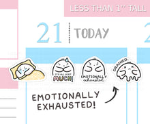 Load image into Gallery viewer, S_835 Emotionally Drained | Squidge Stickers
