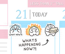 Load image into Gallery viewer, S_849 What's Happening Now?! | Squidge Stickers

