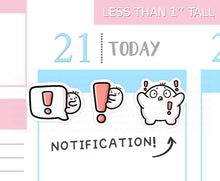 Load image into Gallery viewer, S_850 Notification! | Squidge Stickers
