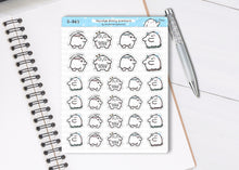 Load image into Gallery viewer, S_861 Booty Workout | Squidge Stickers
