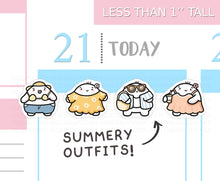 Load image into Gallery viewer, S_864 Summery Outfits | Squidge Stickers

