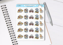 Load image into Gallery viewer, S_871 Going to the Beach | Squidge Stickers
