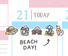 Load image into Gallery viewer, S_871 Going to the Beach | Squidge Stickers
