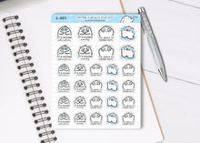Load image into Gallery viewer, S_880 Crash Out! | Squidge Stickers
