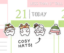 Load image into Gallery viewer, S_967 Cosy Hats | Squidge Stickers
