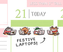 Load image into Gallery viewer, S_969 Festive Laptops | Squidge Stickers
