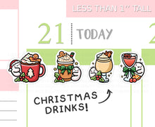 Load image into Gallery viewer, S_974 Christmas Drinks | Squidge Stickers
