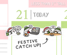 Load image into Gallery viewer, S_980 Festive Catch Up Chat | Squidge Stickers
