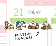 Load image into Gallery viewer, S_981 Festive Savoury Snacks | Squidge Stickers
