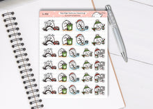Load image into Gallery viewer, S_993 Festive Cleaning/Chores | Squidge Stickers
