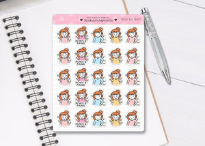 L_286 Aches and Pains | Lottie Stickers | Planner Stickers