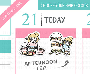 L_331 Afternoon Tea | Lottie Stickers | Planner Stickers