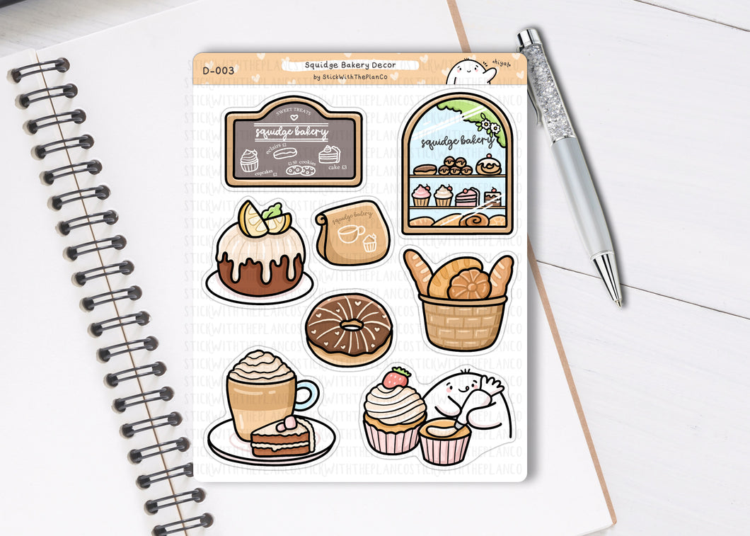 D_003 Bakery Decor Stickers (LARGE)