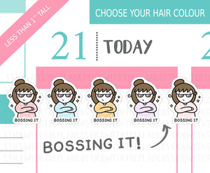 L_288 Bossing It! | Lottie Stickers | Planner Stickers