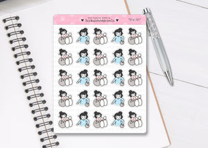 L_250 Bowling | Lottie Stickers | Planner Stickers