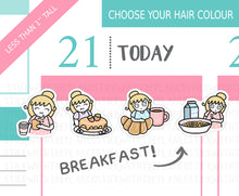 Load image into Gallery viewer, L_334 Breakfast/Brunch | Lottie Stickers | Planner Stickers
