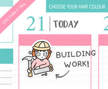 Load image into Gallery viewer, L_289 Building Work | Lottie Stickers | Planner Stickers
