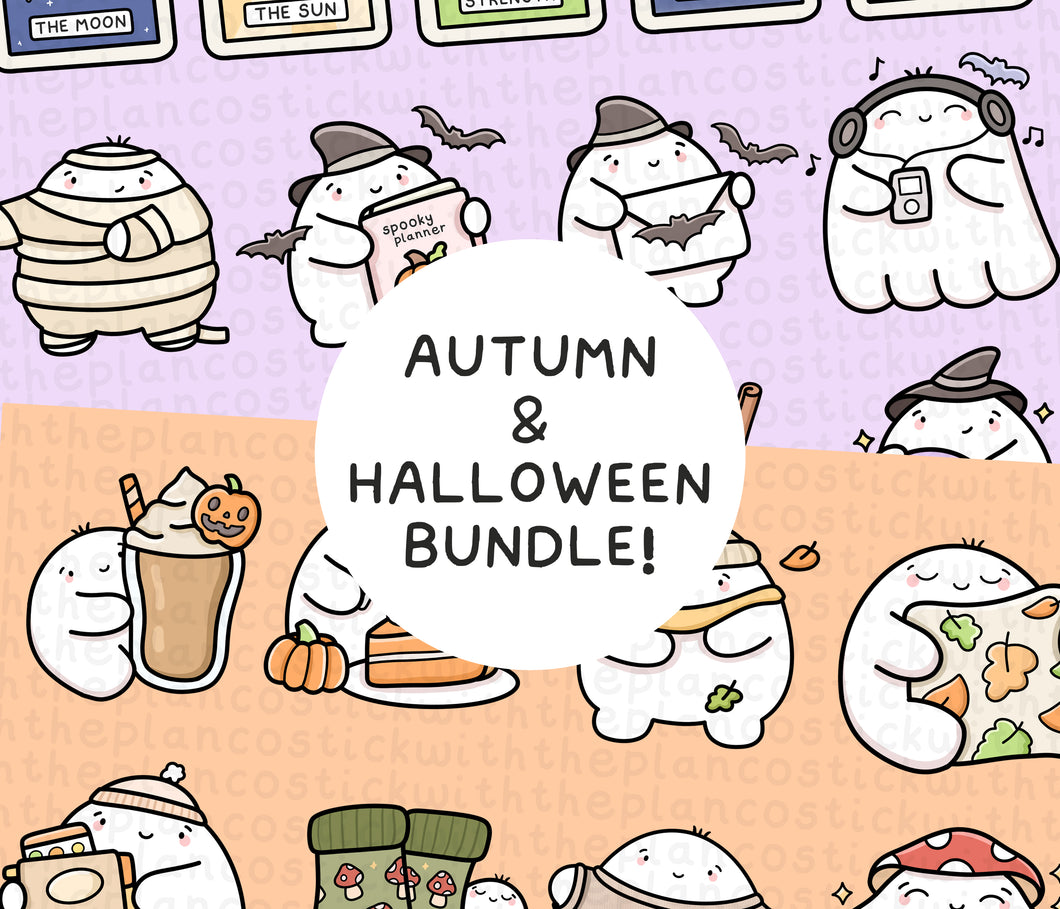 Squidge Autumn AND Halloween Bestsellers Digital Bundle