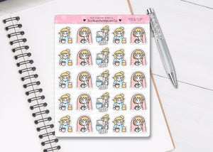 L_290 Cold and Flu | Lottie Stickers | Planner Stickers