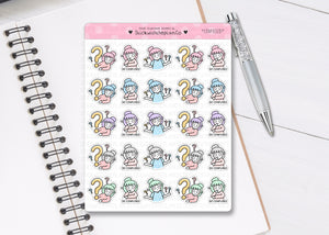 L_251 So Confused! | Lottie Stickers | Planner Stickers