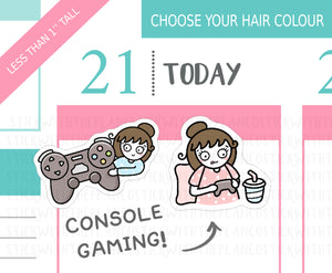 L_291 Console Gaming | Lottie Stickers | Planner Stickers