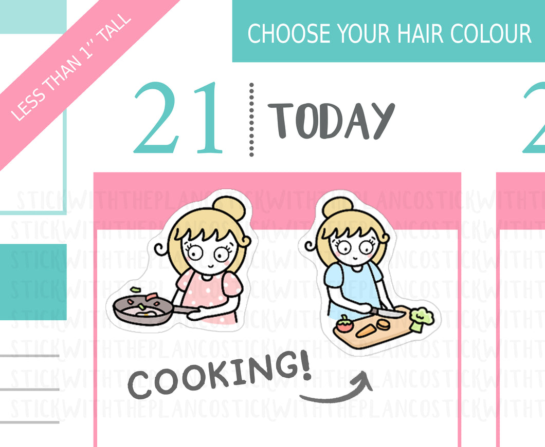 L_292 Cooking PT2 | Lottie Stickers | Planner Stickers