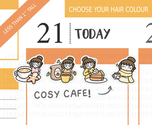 FL_030 Cosy Cafe | Lottie Stickers | Autumn/Fall and Halloween Planner Stickers