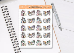 FL_037 Spooky Planning | Lottie Stickers | Autumn/Fall and Halloween Planner Stickers